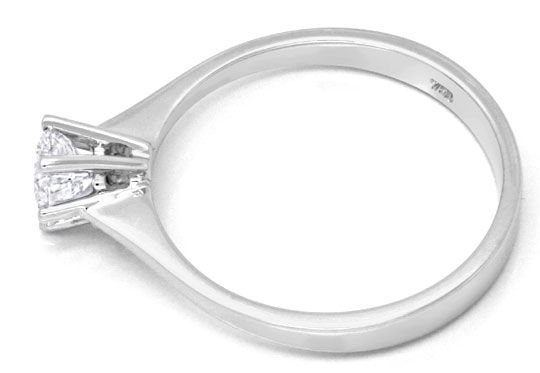 Foto 3 - Diamant-Krappen-Ring Halbkaräter, 18K Weißgold, S4899